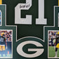 MVP Authentics Framed Green Bay Packers Eric Stokes Autographed Signed Jersey Jsa Coa 450 sports jersey framing , jersey framing