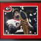 Georgia Bulldogs Jordan Davis Suede Framed Signed 16X20 Photo Jsa Coa