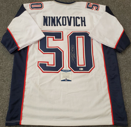 New England Patriots Rob Ninkovich Autographed Signed Jersey Beckett Coa