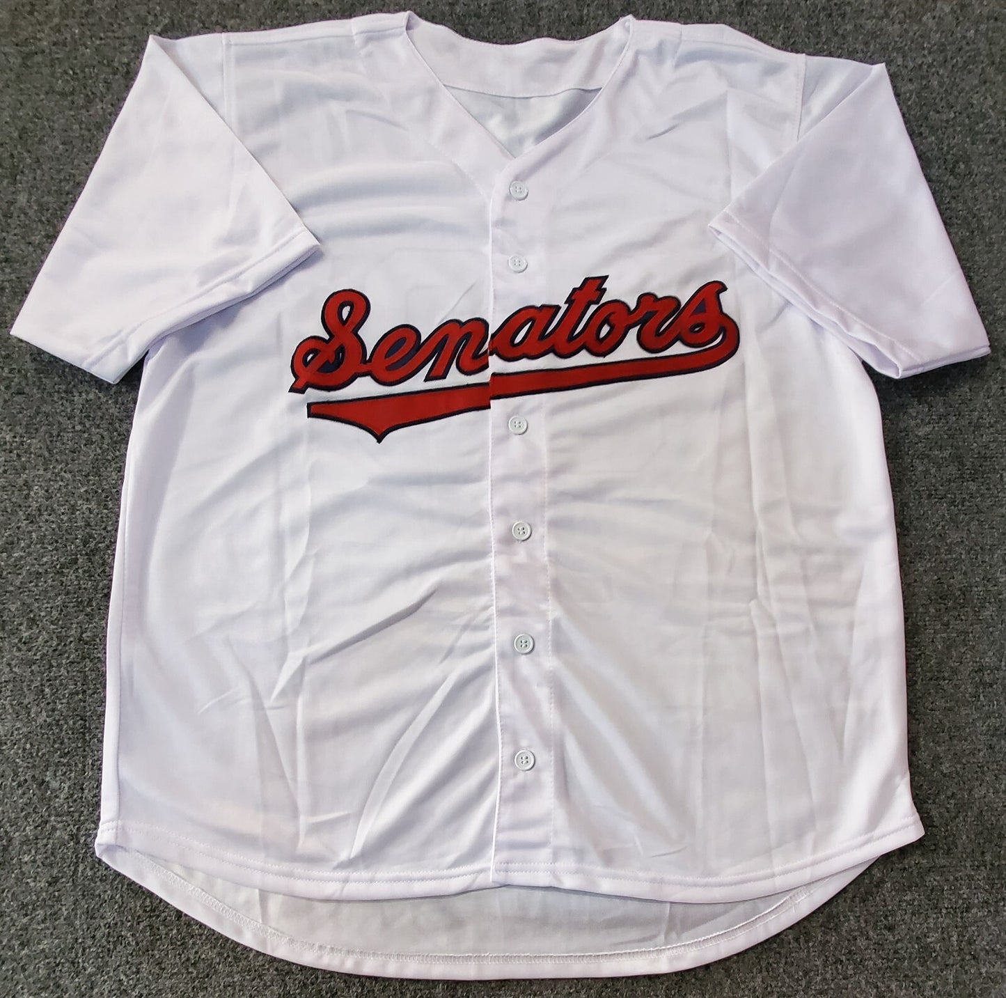 Washington Senators Style Whitey Herzog Signed Custom Jersey Jsa Coa