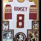 MVP Authentics Framed Florida State Seminoles Jalen Ramsey Autographed Jersey Jsa Coa 540 sports jersey framing , jersey framing