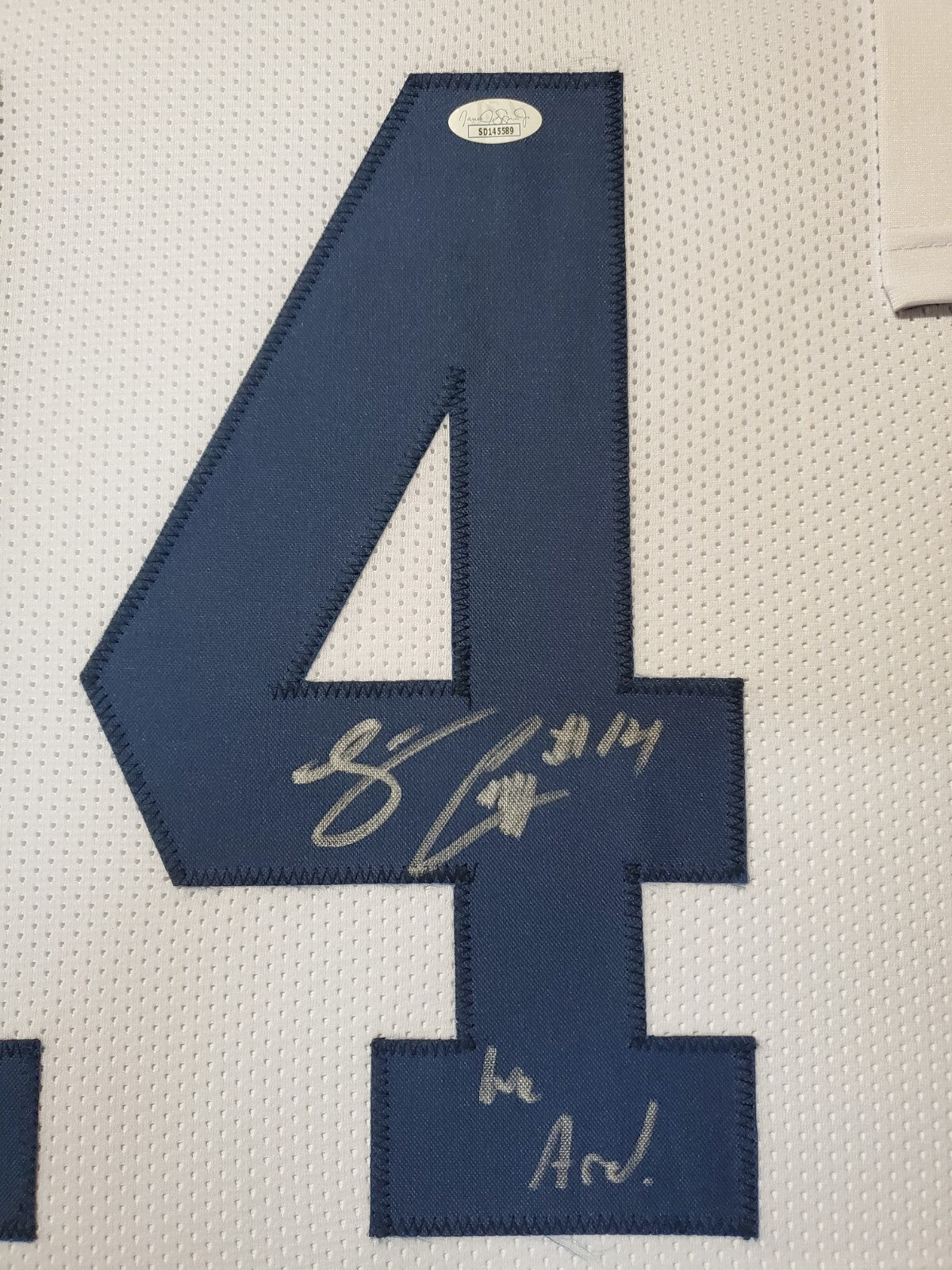 Framed Penn State Nittany Lions Sean Clifford Autographed Signed Jersey Jsa Coa