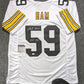 Pittsburgh Steelers Jack Ham Autographed Signed Inscribed Jersey Jsa Coa