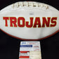 Usc Trojans Alijah Vera-Tucker Autographed Signed Logo Football Jsa Coa