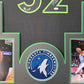 Custom Framed Minnesota Timberwolves Karl Anthony Towns Autographed Jersey Jsa