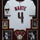 Suede Framed Arizona Diamondbacks Ketel Marte Autographed Signed Jersey Jsa Coa
