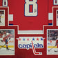 Framed Suede Alex Ovechkin Washington Capitals Autographed Signed Jersey Jsa Coa