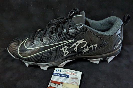 Pittsburgh Steelers Broderick Jones Autographed Signed Cleat Jsa Coa