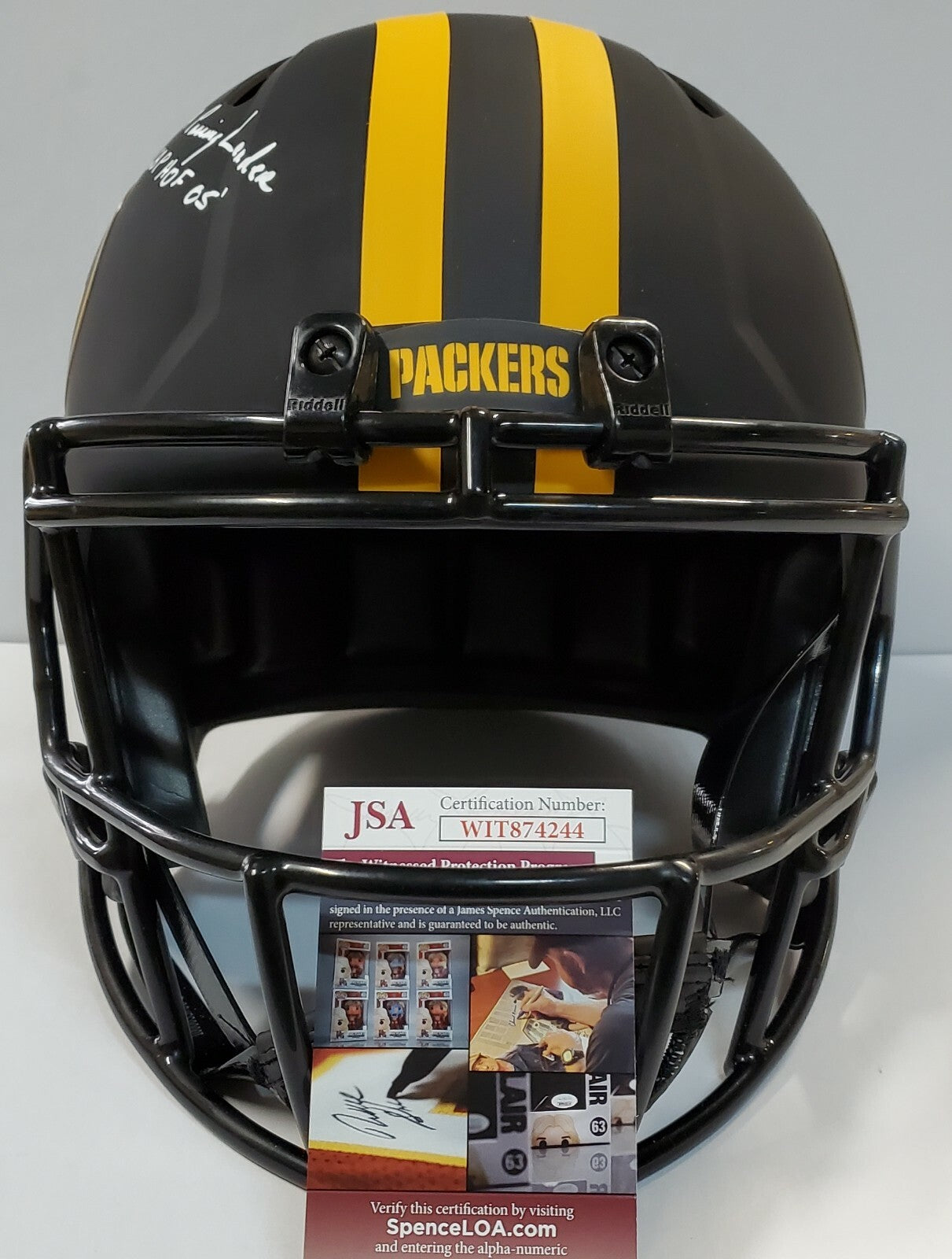 Green Bay Packers Don Majkowski Signed Full Size Eclipse Rep Helmet Jsa Coa