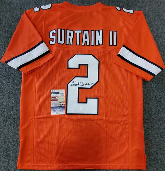 Denver Broncos Patrick Surtain Ii Autographed Signed C/R Jersey Jsa Coa