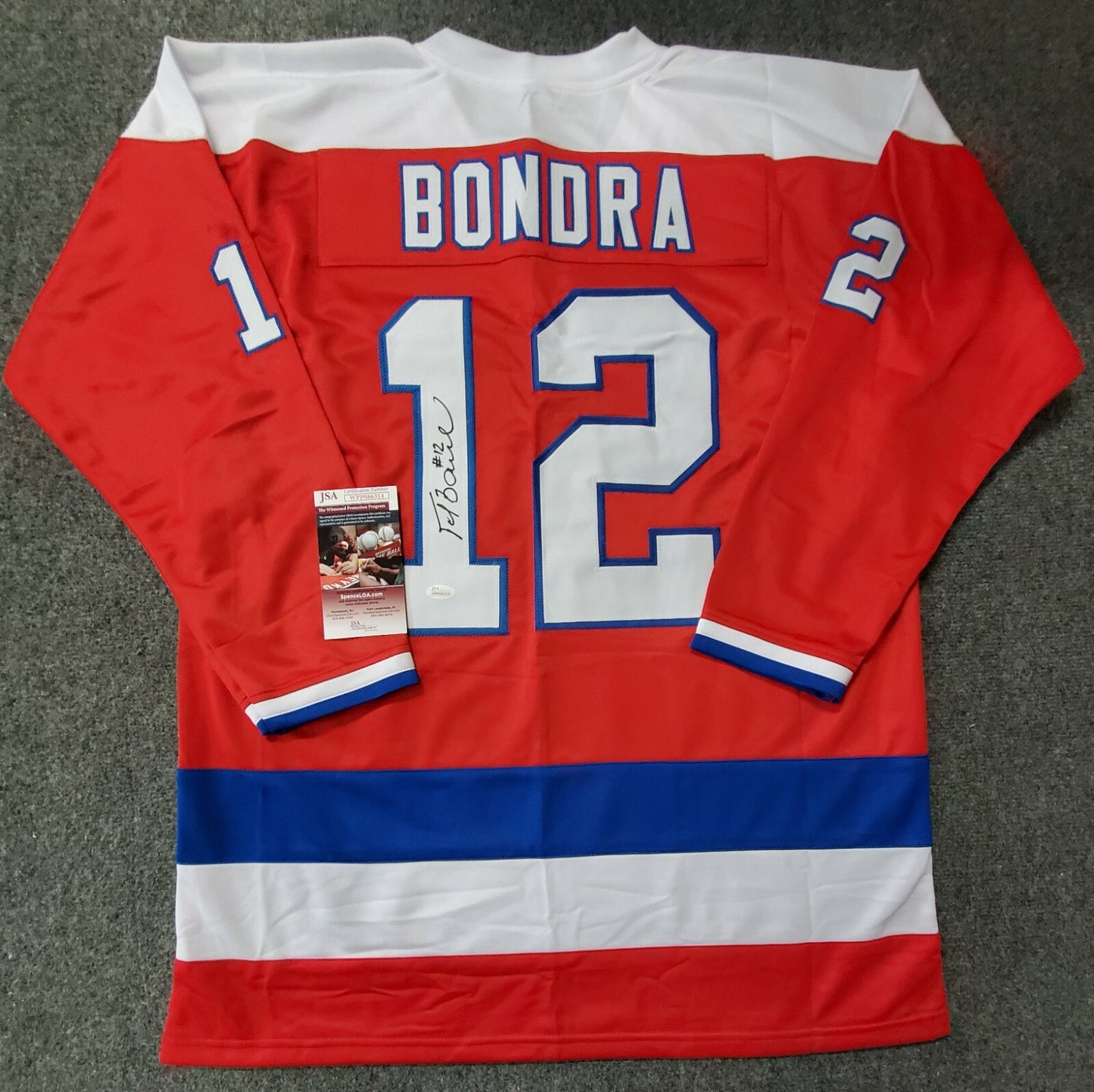 Washington Capitals Peter Bondra Autographed Signed Jersey Jsa Coa