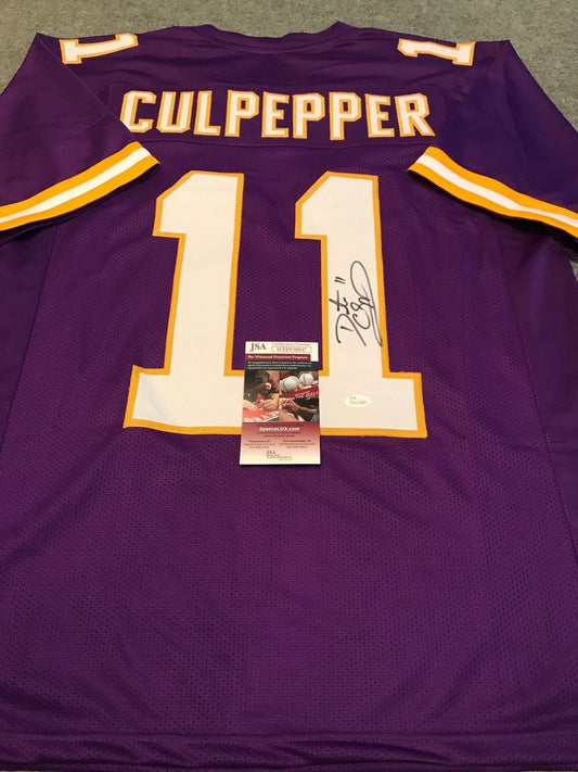 Daunte Culpepper Autographed Signed Minnesota Vikings Jersey Jsa Coa