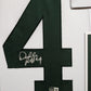 Framed New York Jets Darrelle Revis Autographed Signed Jersey Beckett Holo