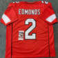 Arizona Cardinals Chase Edmonds Autographed Signed Jersey Jsa Coa