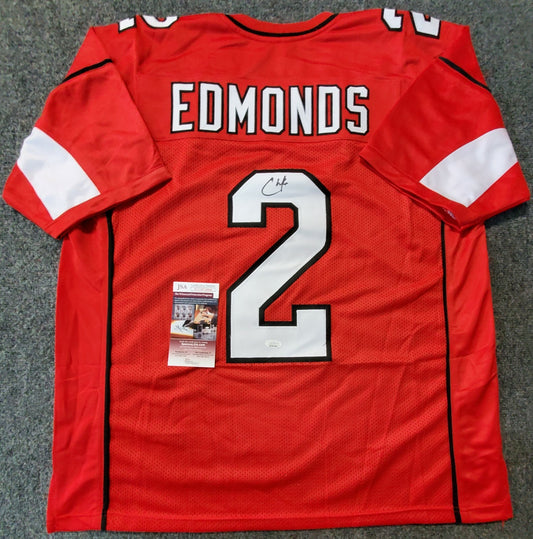 Arizona Cardinals Chase Edmonds Autographed Signed Jersey Jsa Coa