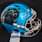 Carolina Panthers Brian Burns Signed Inscribed Full Size Flash Rep Helmet Jsa