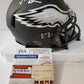 Philadelphia Eagles Nakobe Dean Autographed Signed Eclipse Mini Helmet Jsa Coa