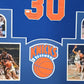 Framed New York Knicks Bernard King Autographed 2X Inscribed Jersey Jsa Coa
