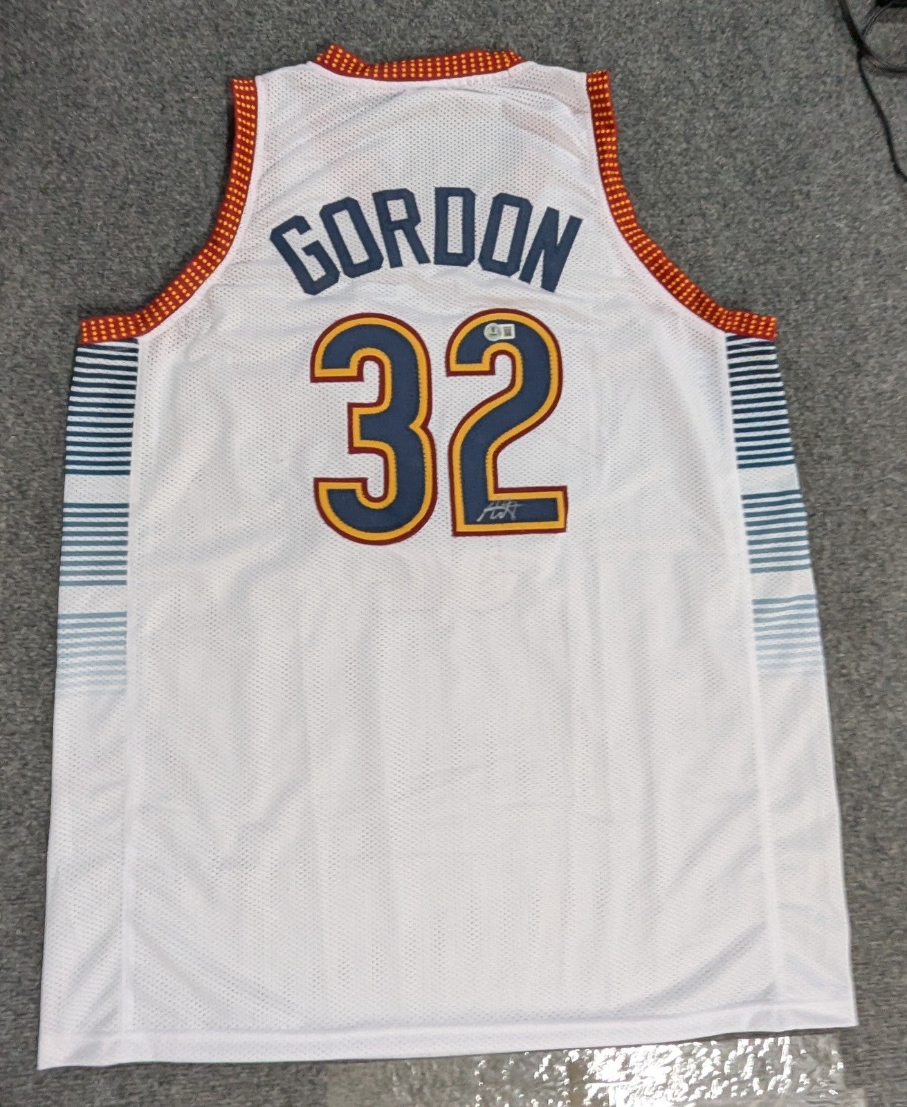 Denver Nuggets Aaron Gordon Autographed Signed Jersey Beckett Holo