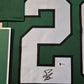Framed Philadelphia Eagles Saquon Barkley Autographed Jersey Beckett Coa