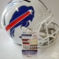 Buffalo Bills Gregory Rousseau Signed Full Size Speed Replica Helmet Jsa Coa