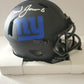 Daniel Jones Autographed In White New York Giants Eclipse Mini Helmet Bas Holo