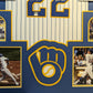 Custom Framed Milwaukee Brewers Christian Yelich Autographed Jersey Jsa Coa