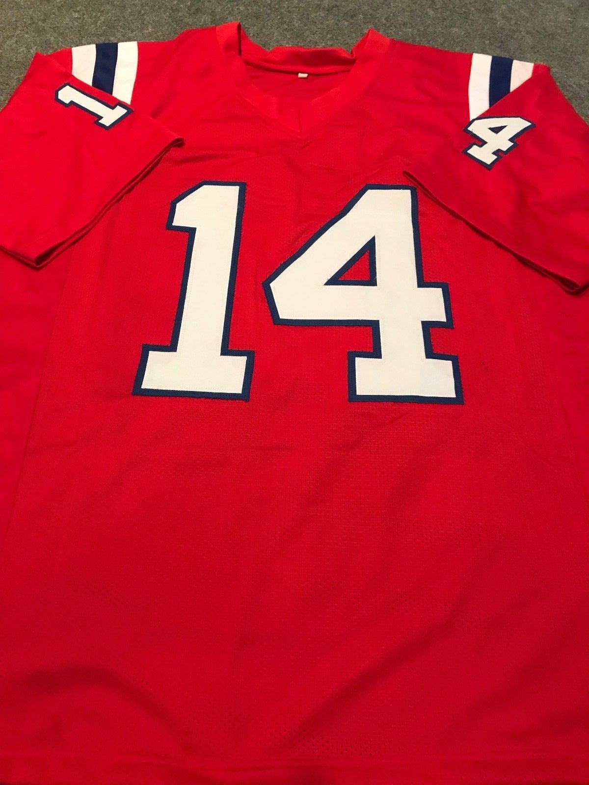 Steve Grogan Autographed Signed New England Patriots Jersey Jsa  Coa