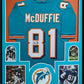 MVP Authentics Framed Miami Dolphins Oj Mcduffie Autographed Signed Jersey Jsa Coa 359.10 sports jersey framing , jersey framing