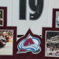 Suede Framed Colorado Avalanche Joe Sakic Autographed Signed Jersey Psa Coa
