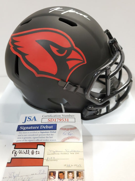 Arizona Cardinals Rondale Moore Autographed Eclipse Mini Helmet Jsa Coa