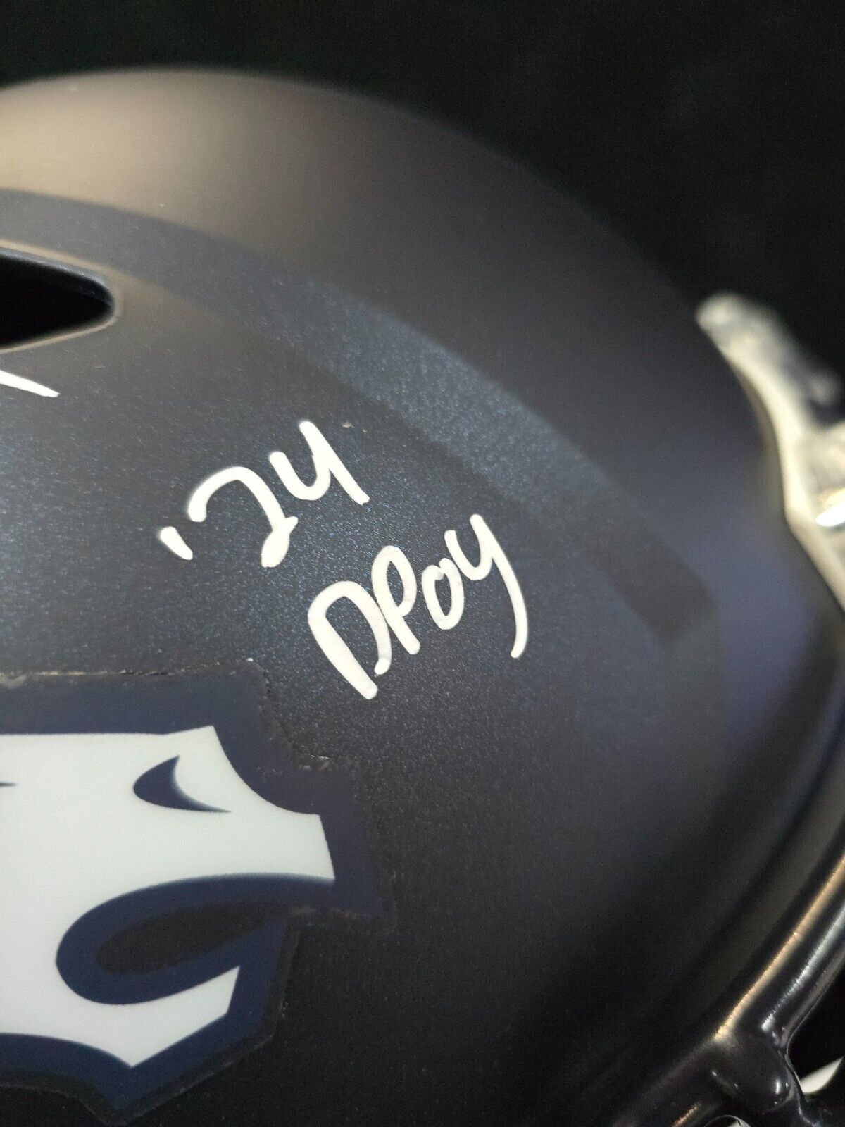 Denver Broncos Pat Surtain Ii Signed Insc Replica Full Size Helmet Beckett