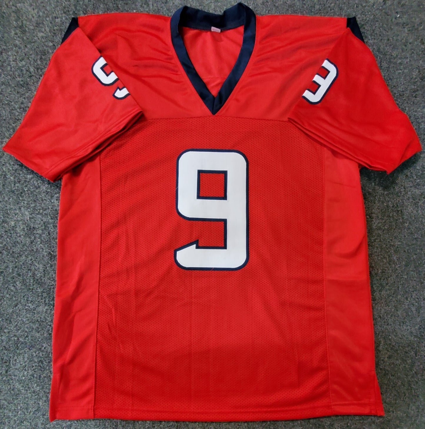Houston Texans Brevin Jordan Autographed Signed Jersey Jsa  Coa