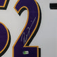 Framed Baltimore Ravens Ray Lewis Autographed Signed Jersey Beckett Holo