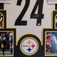Framed Pittsburgh Steelers Joey Porter Jr Autographed Signed Jersey Jsa Coa