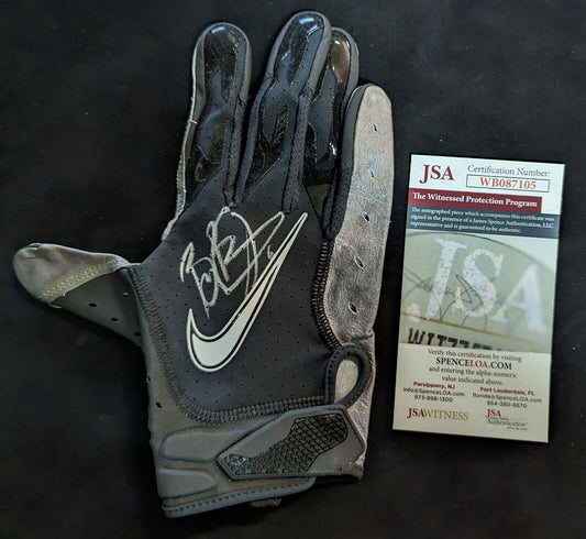 New York Giants Brian Burns Signed Glove Jsa Coa