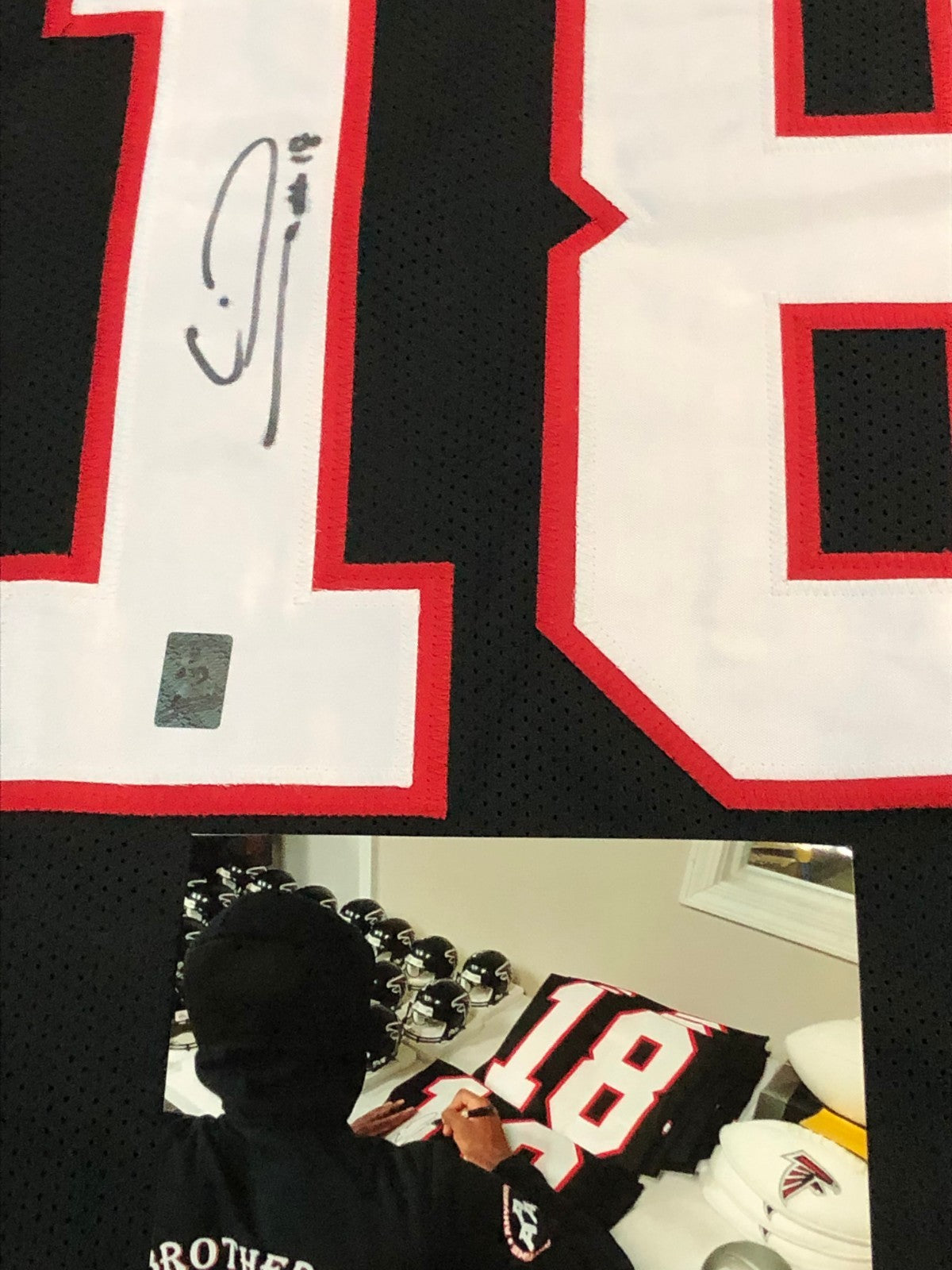 Atlanta Falcons Calvin Ridley Autographed Signed Jersey Gtsm Holo