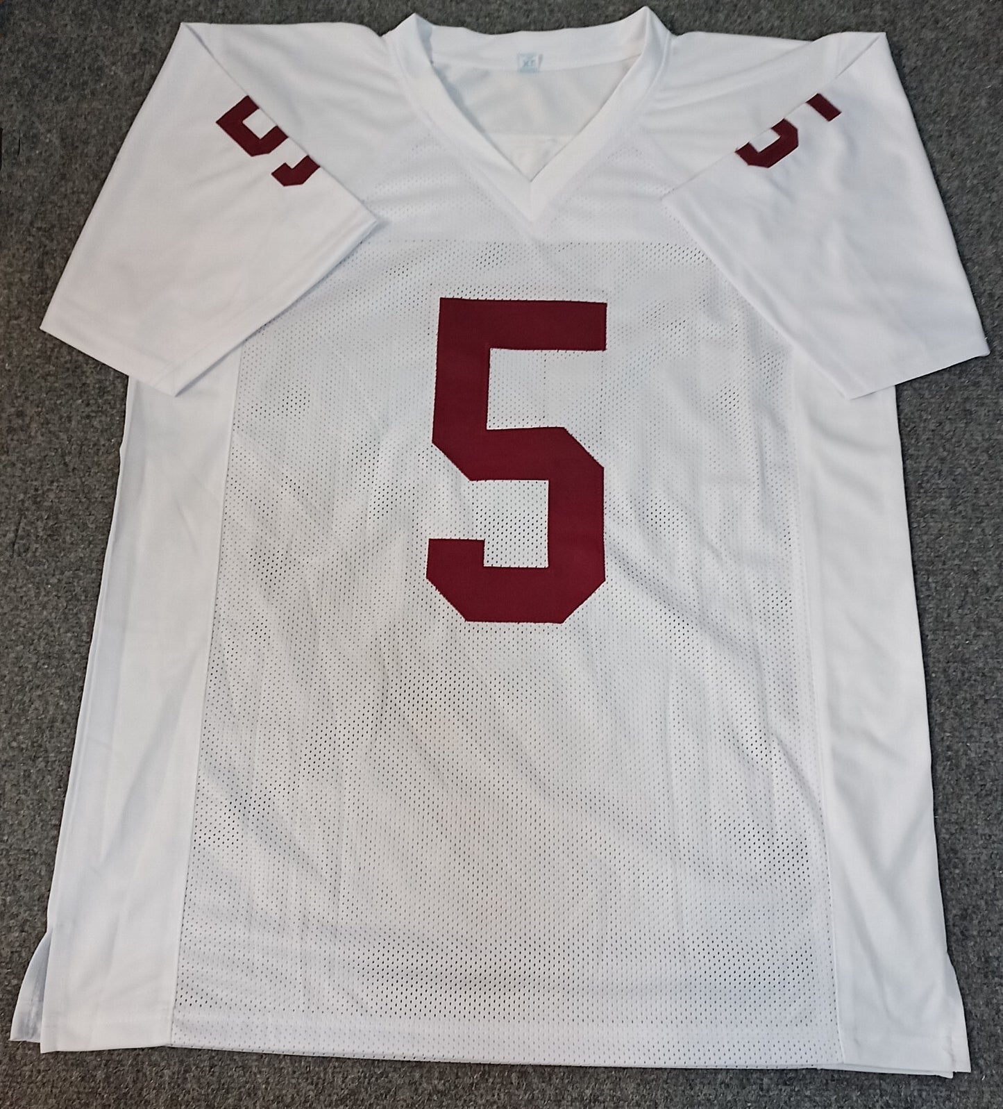 Oklahoma Sooners Marquise Brown Autographed Signed Jersey Jsa Coa Sticker Only