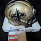 New Orleans Saints Bryan Bresee Signed Speed Mini Helmet Jsa Coa