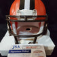 Cleveland Browns Greg Newsome Ii Autographed Signed Speed Mini Helmet Jsa Coa