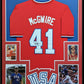 Framed Mark Mcgwire Autographed Signed Team Usa Jersey Jsa Coa