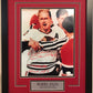 Framed Signed Inscribed Bobby Hull Chicago Blackhawks 11X14 Photo Jsa Coa