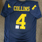 Michigan Wolverines Nico Collins Autographed Signed Jersey Beckett Coa