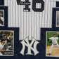 Framed Suede Andy Pettitte Autographed Signed New York Yankees Jersey Fanatics