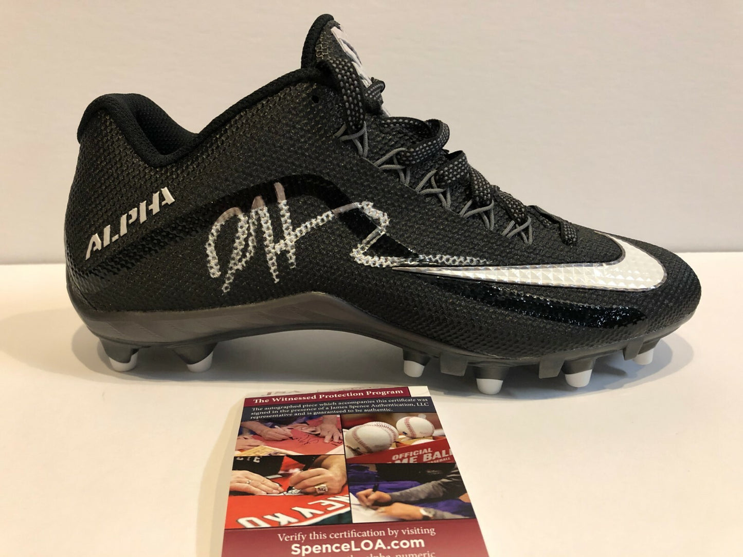 Denver Broncos Daesean Hamilton Autographed Signed Nike Cleat Jsa Coa