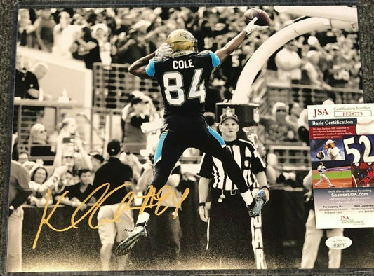 Jacksonville Jaguars Keelan Cole Autographed Signed 11X14 Photo Jsa  Coa
