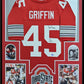 MVP Authentics Framed Ohio State Buckeyes Archie Griffin Signed Inscribed Jersey Beckett Holo 630 sports jersey framing , jersey framing