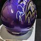 Baltimore Ravens Patrick Queen Autographed Signed Flash Mini Helmet Jsa Coa