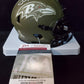 Baltimore Ravens Justin Tucker Signed Salute To Service Mini Helmet Jsa Coa