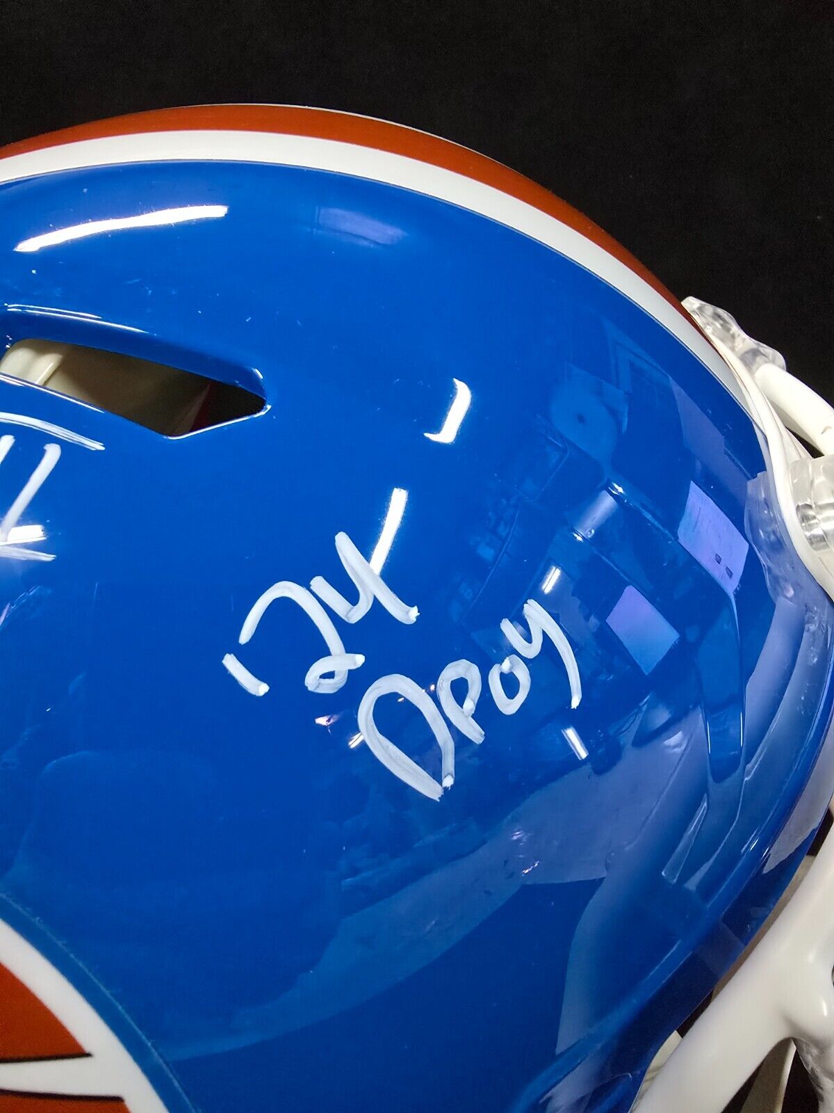 Denver Broncos Pat Surtain Ii Signed Insc Authentic Full Size Helmet Beckett